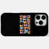 Gepromoveerd tot zuster Est. 2025 III Case-Mate iPhone Case (Achterkant (horizontaal))