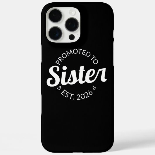 Gepromoveerd tot zuster Est. 2026 I Case-Mate iPhone Case (Achterkant)