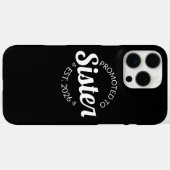 Gepromoveerd tot zuster Est. 2026 I Case-Mate iPhone Case (Achterkant (horizontaal))