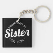 Gepromoveerd tot zuster Est. 2026 I Sleutelhanger (Achterkant)