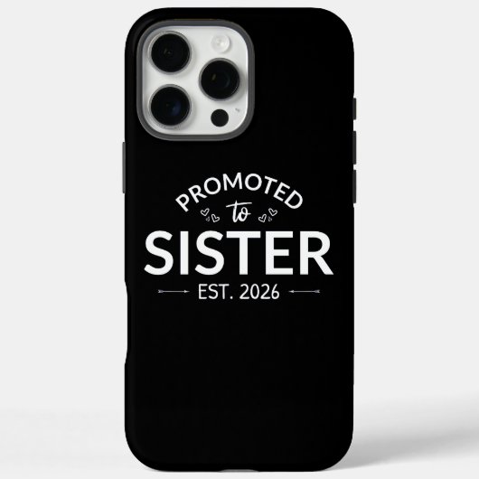 Gepromoveerd tot zuster Est. 2026 II Case-Mate iPhone Case (Achterkant)