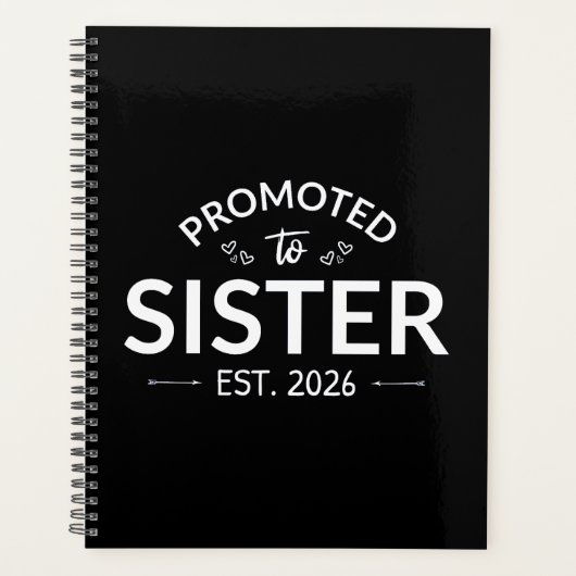 Gepromoveerd tot zuster Est. 2026 II Planner (Voorkant)