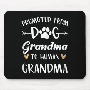 Gepromoveerd van hond oma naar mens oma muismat