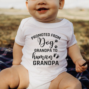gepromoveerd van hond opa naar menselijke opa romper