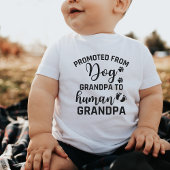 gepromoveerd van hond opa naar menselijke opa romper