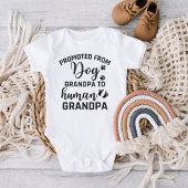 gepromoveerd van hond opa naar menselijke opa romper