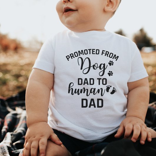 gepromoveerd van hond papa naar menselijke vader romper