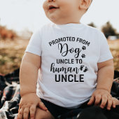 gepromoveerd van hondoom naar menselijke oom romper