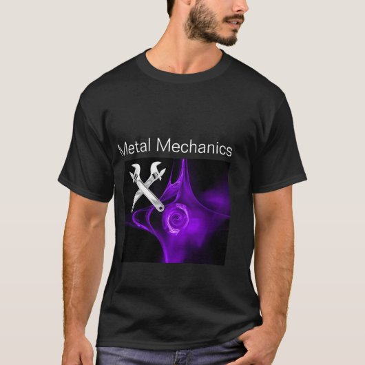 GEPROSSEERDE MECHANICS VOOR METAAL GEBRUIK, PLUMBE T-SHIRT (Voorkant)