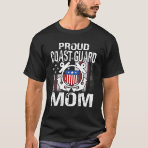 Geproud Coast Guard Mam T-shirt U.S.