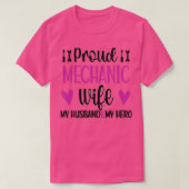 Gepruid Mechanics Wife of a Mechanic Spouse Gifts  T-shirt (Design voorkant)