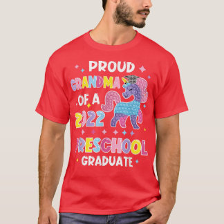Gepruid oma van een voorschoolse school van 2022 A T-shirt