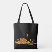 Gepruikte pompoen tote bag (Achterkant)