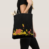 Gepruikte pompoen tote bag (Dichtbij)