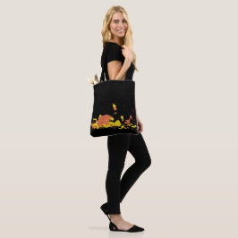 Gepruikte pompoen tote bag