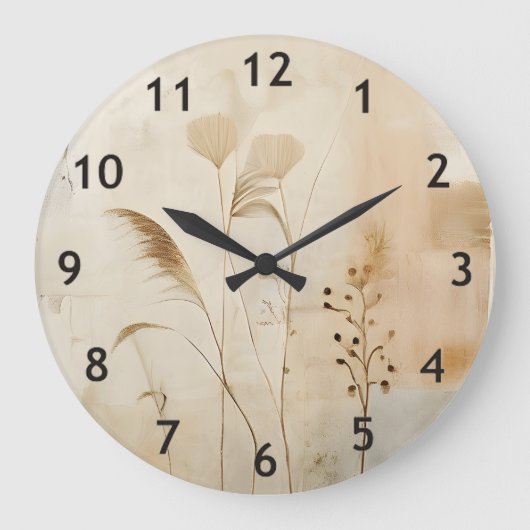 Gepruste bloemen en gras grote klok (Voorkant)