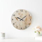 Gepruste bloemen en gras grote klok (Huis)