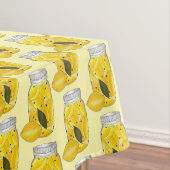 Gepserde leemons Citrus Fruit Home Canning Jar Tafelkleed (Voorbeeld)
