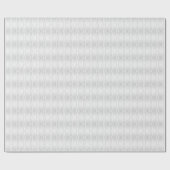 Geptextureerd zilversatin en wit omslagpapier cadeaupapier (Vlak)