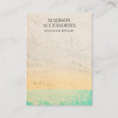 Geptextureerde aangepaste bedrijfskaarten visitekaartje (Voorkant)