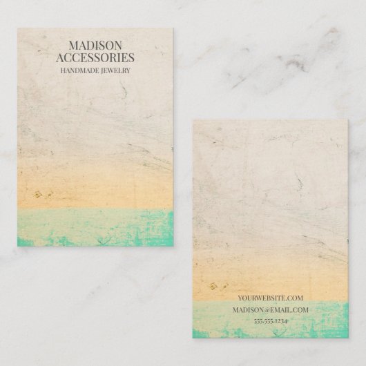 Geptextureerde aangepaste bedrijfskaarten visitekaartje (Voorkant / Achterkant)