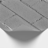 Geptextureerde grote betonblokwand cadeaupapier (Hoek)