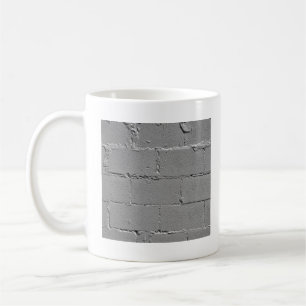 Geptextureerde grote betonblokwand koffiemok