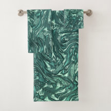 Geptextureerde jade en cyaangroene tinten