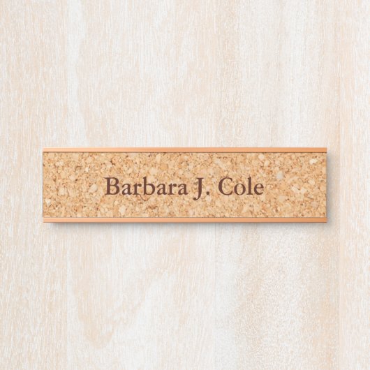 Geptextureerde look Hanging Wall Desk Naam Bord Deurbordje (Voorkant)