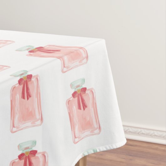 Geptextureerde met de hand getrokken bridale fles tafelkleed (Voorbeeld)