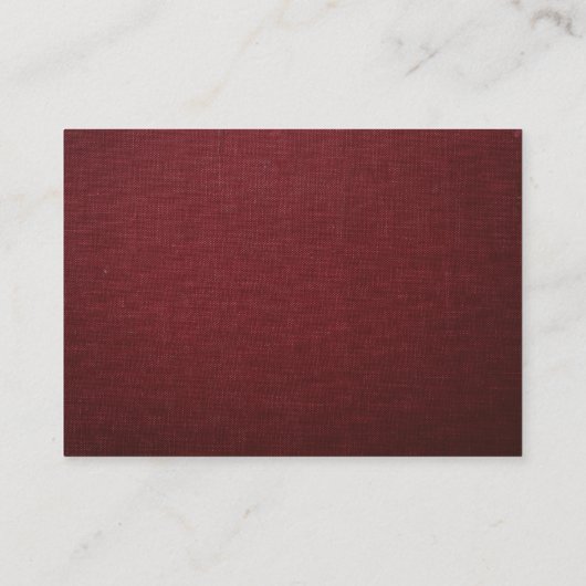 Geptextureerde RSVP-kaart met Bourgogne & Gold Wed Informatiekaartje (Achterkant)