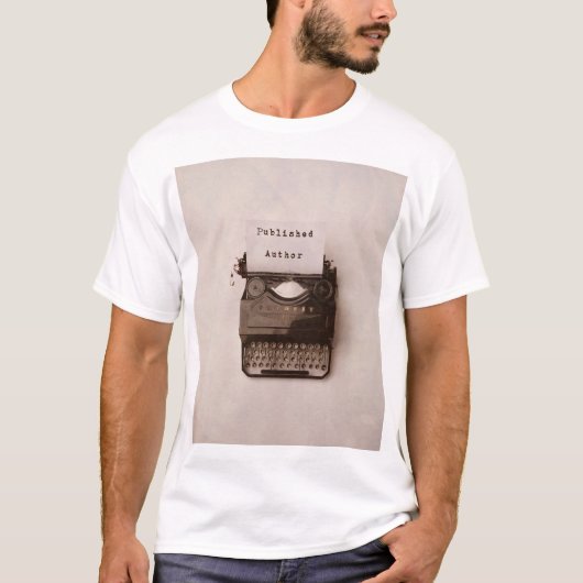 Gepubliceerd auteur t-shirt (Voorkant)