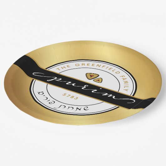 GEPUBLICEERD GESCHIED Script Purim Bord met Gold (Gekanteld)