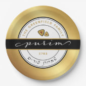 GEPUBLICEERD GESCHIED Script Purim Bord met Gold (Voorkant)