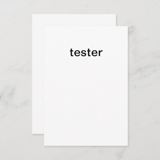 Gepubliceerd op 3e uitzicht kaart (Voorkant / Achterkant)