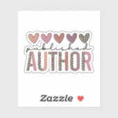 Gepubliceerde auteur, Gepubliceerde schrijver, Nie Sticker (Vel)