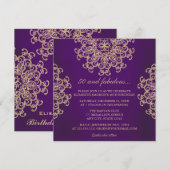 GEPUBLICEERDE EN GOUDE INDIASE KAART (Voorkant / Achterkant)