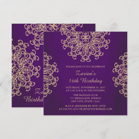 GEPUBLICEERDE EN GOUDE INDIASE KAART (Voorkant / Achterkant)