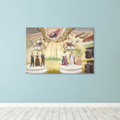 Gepulden voor de Gods for the Liberation of Greece Canvas Afdruk (Insitu (Houten vloer))
