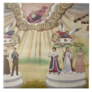 Gepulden voor de Gods for the Liberation of Greece Tegeltje