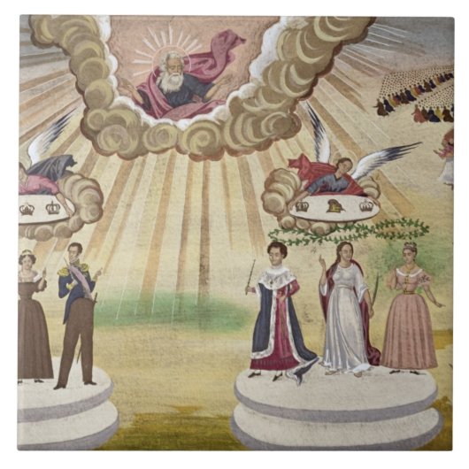 Gepulden voor de Gods for the Liberation of Greece Tegeltje (Voorkant)