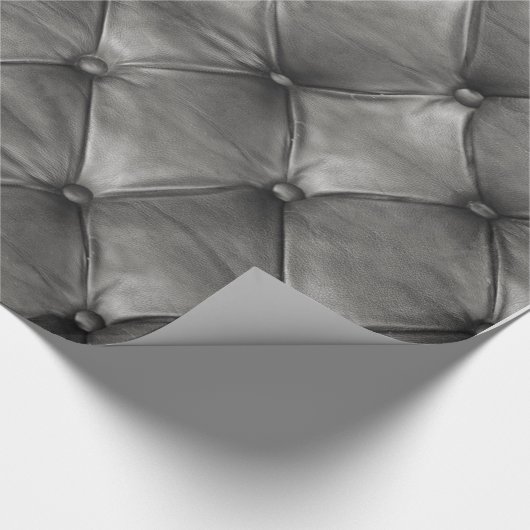 Gepulfeerd leder cadeaupapier (Hoek)