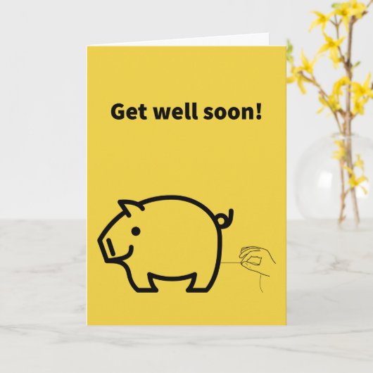 Gepulpeerd Ham Koord - krijg goed Kaart (Gele Bloem)