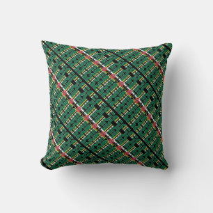 Gepulpte Dominica National Flag Kussen