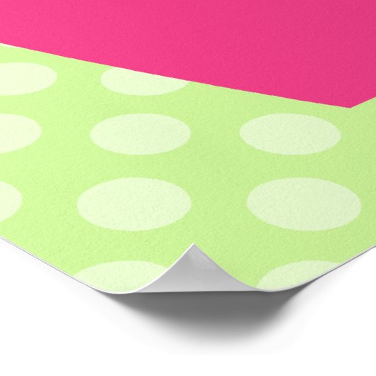 Gepunkteerde olifant kinderkamer poster (Hoek)