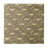 GEPUSILISEERDE JESUS FISH TEGELTJE (Voorkant)