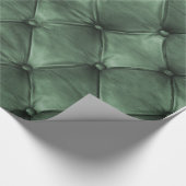 Geputte leder Donkergroen Cadeaupapier (Hoek)