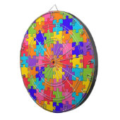 Gepuzeld Collectie Dartbord (Voorkant Rechts)