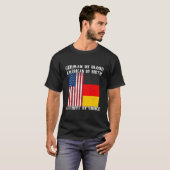 Ger By Blood American By Birth Patriot Ger T-shirt (Voorkant volledig)