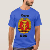 Gera, Oost-Duitsland (DDR, DDR) T-shirt (Voorkant)